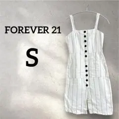 FOREVER 21 【S】ストライプ ノースリーブワンピース
