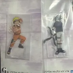 NARUTO 一番くじ 波の国編 ナルト サスケ アクリルスタンド 2体セット