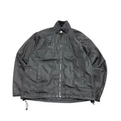 7AS10 中綿入り　ジップアップジャケット　ブラック　古着used