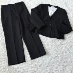 極美品✨　GIRLガール　パンツスーツ　ペプラム　3点セット　XLサイズ