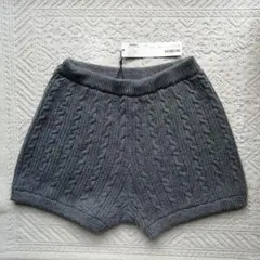 Heather ケーブルニットショートパンツ