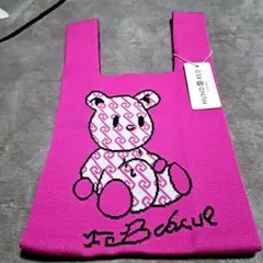 HUNDRED ピンク クマ トートバッグ