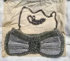 ANTEPRIMA リボンバッグ シルバー