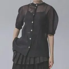 HARE ペプラムシアーCDSS 半袖 ブラック Fサイズ　新品タグ付きのサムネイル