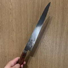 正本総本店 筋引包丁 24cm 最上 鍔付き柄 洋包丁 中古のサムネイル