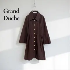 グランデューチェ シャツ【38】ロング 長袖 バッグリボン シンプル b405