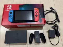 【美品・完動品】Nintendo Switch 本体 ネオンブルー/ネオンレッド