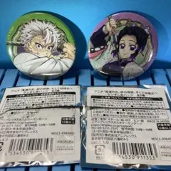 鬼滅の刃　缶バッジ　絆の奇跡、そして柱稽古へ 　胡蝶しのぶ　不死川実弥