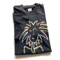 ラ*ウ様 90s USA製 Badtlairday Tシャツ 黒 オールド　ビン