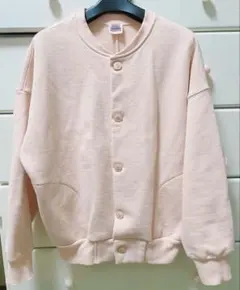 FREAK'S STORE ヘビースウェットクルーカーディガンBaby pink