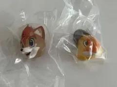 プロ野球　めじるしチャーム　マスコット　フレップ　ハリーホーク