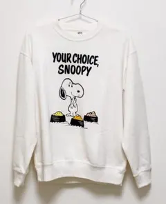 未使用 ユニクロ ピーナッツ スウェットシャツ