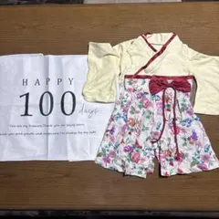 HAPPY 100 days お食い初め用品&女の子ベビー袴着