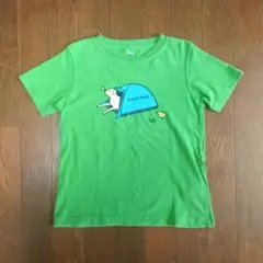 mont-bell　キッズ　犬のキャンプ　プリントＴシャツ　120cm