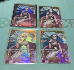ワンピース カードゲーム ネフェルタリ・ビビ　シークレットカード 4枚セット