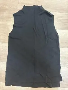 BEAMS タンクトップ ノースリーブ レディース 黒 ブラック フリーサイズ