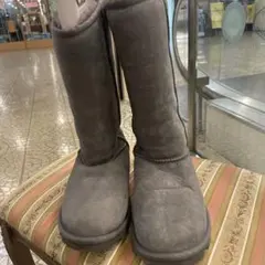 UGG グレー ロングムートンブーツ