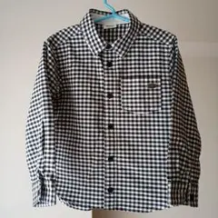 美品　BREEZE チェック柄 長袖シャツ 120サイズ