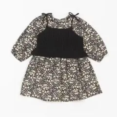 プティマイン花柄ワンピースビスチェセット ブランシェス ブリーズ エフオーキッズ