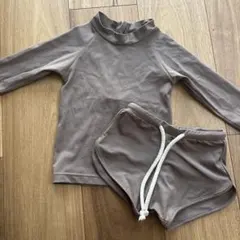 ina swim スイムウェア ラッシュガード 上下セット size4 - メルカリ