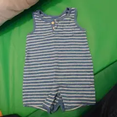 baby GAP ストライプロンパース 6-12ヶ月
