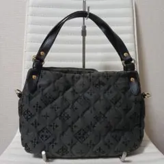 2285　ラシット　2way　カラーハンドル　キルティング　モノグラム　極美品