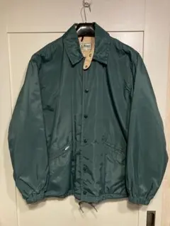 80sビンテージUSA製 【LLBean 】名作コーチジャケット オリジナル緑