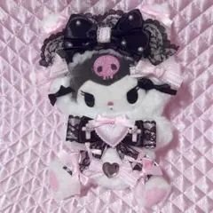 おすわりぬい服 ぬいぐるみ服 お座り 着ぐるみ 10cmぬい 地雷系ネコ
