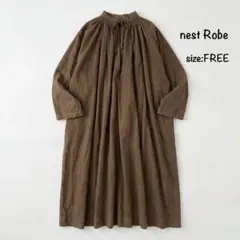 nest Robe ブラックリネンバックVネックノースリーブワンピース - メルカリ