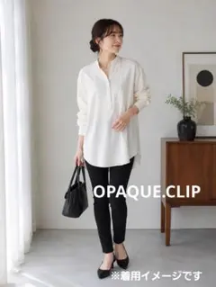 【管理番号59】OPAQUE.CLIP　アイボリー プルオーバーシャツのサムネイル