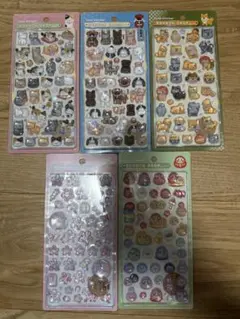 正規品　和柄　ボンボンドロップシール　５枚セット
