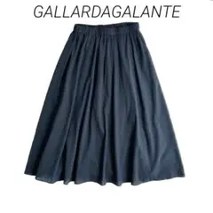 GALLARDAGALANTE コットンフレアロングスカート ウエストゴムのサムネイル