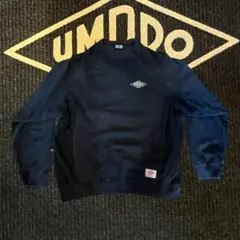 00s UMBRO y2k ロゴ スウェット 黒 デサント製