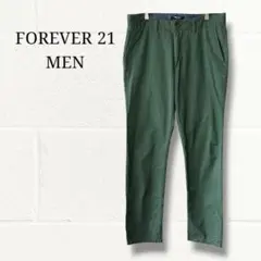 フォーエバー21 メンズ ストレートパンツ チノパン グリーン 34のサムネイル