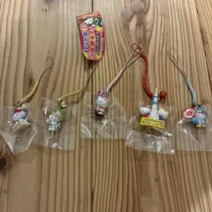 ご当地キティ 根付けストラップセット
