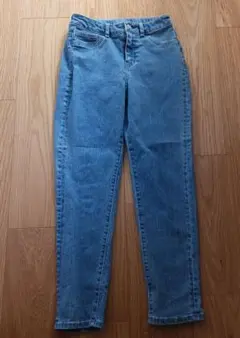 GLOBAL WORK ウツクシスリム ウツクシルエット ストレートデニム M