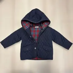 next baby ネイビー キルティングジャケット 3-6mths