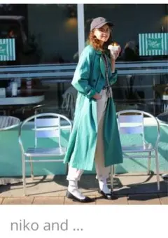 新品　niko and ... カラフル トレンチコート