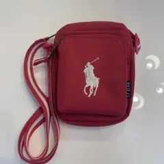 美品⭐︎POLO ピンク ショルダーバッグのサムネイル