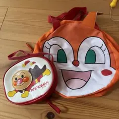 アンパンマンポーチ、ドキンちゃんバッグセット