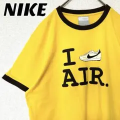 NIKE ナイキ リンガーTシャツ 半袖 プリント XL 刺繍ロゴ スウッシュ