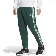 adidas M ESS+ 3S スウェットパンツ カレッジグリーン Mのサムネイル