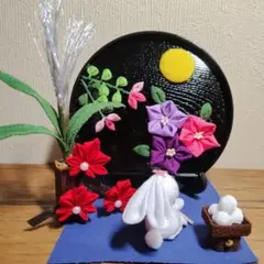 長寿祝い　傘寿米寿卒寿　金屏風付き　フェルト　置物　祝結婚記念リース　おまとめ 長寿祝い 傘寿米寿卒寿 金屏風付き 置物 祝結婚記念 フェルトリース お