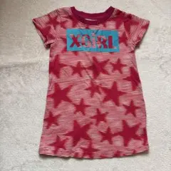 XGIRL 星柄 半袖ワンピース サイズ100