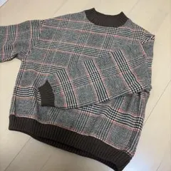 SpRay PREMIUM SpRay456 チェック柄 ニット セーター