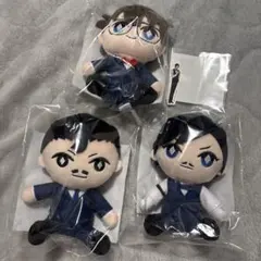 名探偵コナン セガラッキーくじ ぬいぐるみ B賞 3個セット＋おまけ