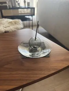 お香立て ガラス 黒のサムネイル