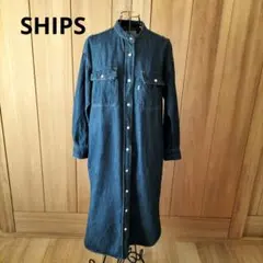 SHIPS any　シップスエニィ　デニム　ワンピース