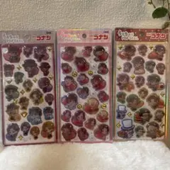 【正規品】コナン うるちゅるポップシール 3種セット