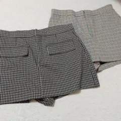 ZARA★ザラ スカート風 ショートパンツ 2点セット L 秋冬